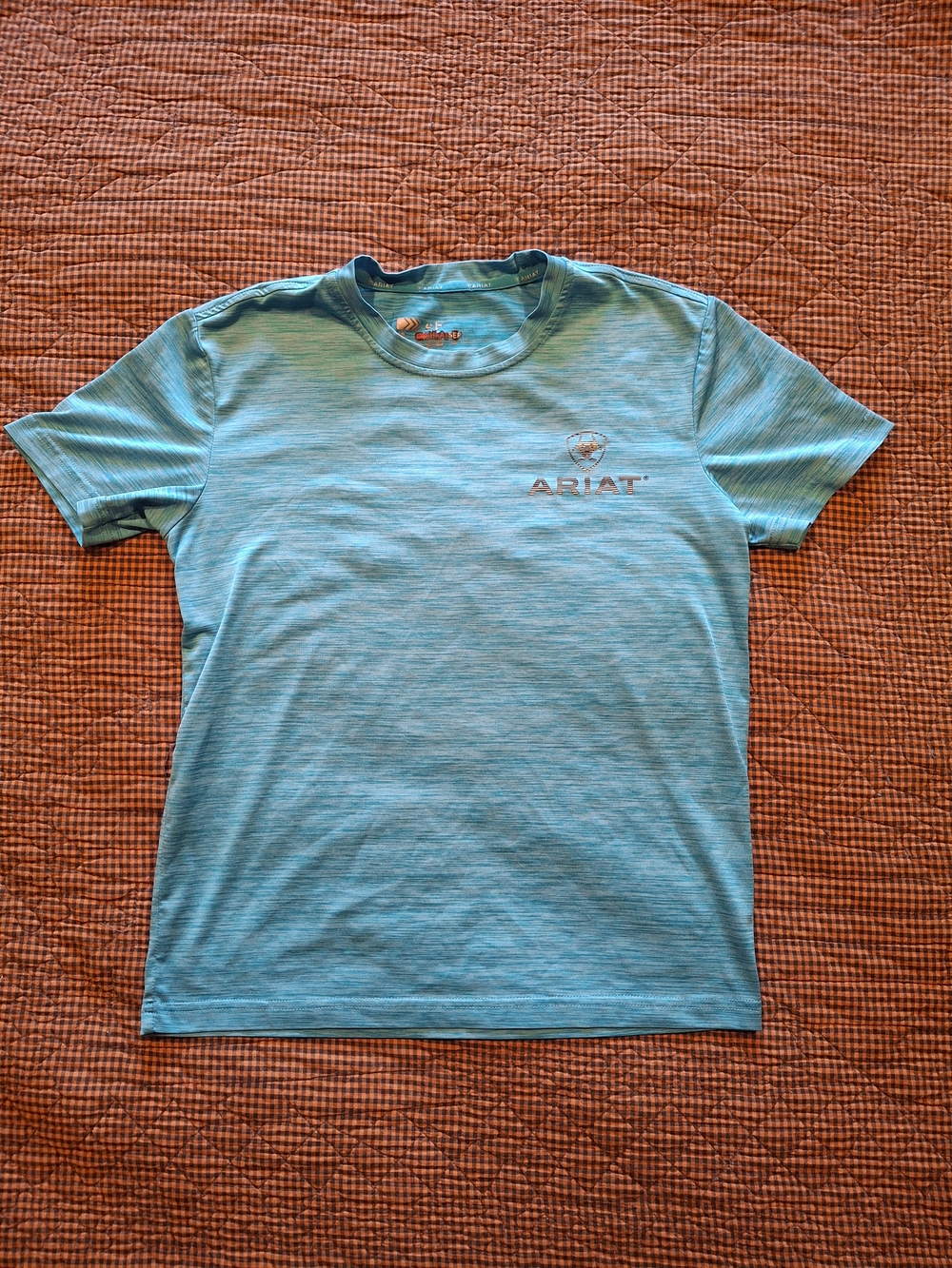 Ariat Kids Teal Crew Neck Short-Sleeve Tee